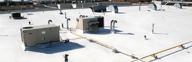 flat roof, white roof, rubber roof